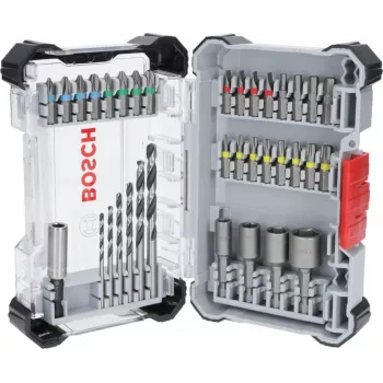 Bosch HSS Extra Hard 35 gabalu metāla urbju komplekts plastmasas kasētē (2607017726)