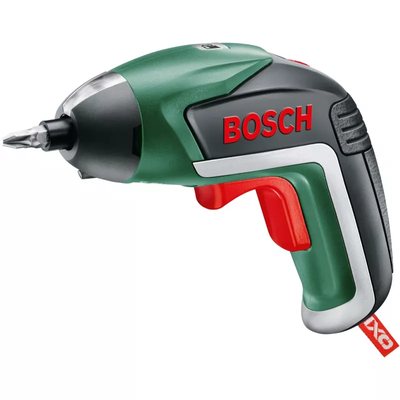 Bosch IXO 5 bezvadu skrūvgriezis ar 32 daļu uzgaļu komplektu, 3,6 V Li-Ion 1,5 Ah, zaļš/melns