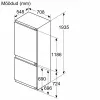 Bosch KBN96SDD0 French Door Ledusskapis ar Saldētavu, NoFrost, 605L, Energoefektivitātes klase D, Nerūsējošais tērauds/Sudrabs