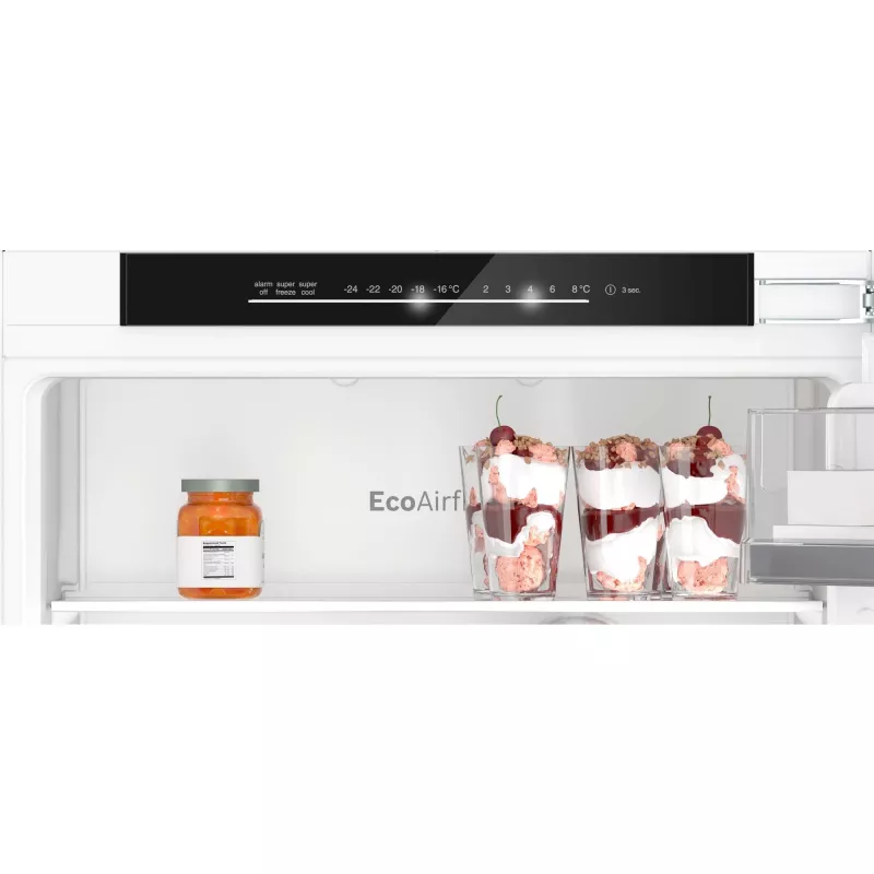 BOSCH KIN86ADD0 Iebūvējams ledusskapis-saldētājs ar VitaFresh un NoFrost, 260 L, Energoklase D, Balts