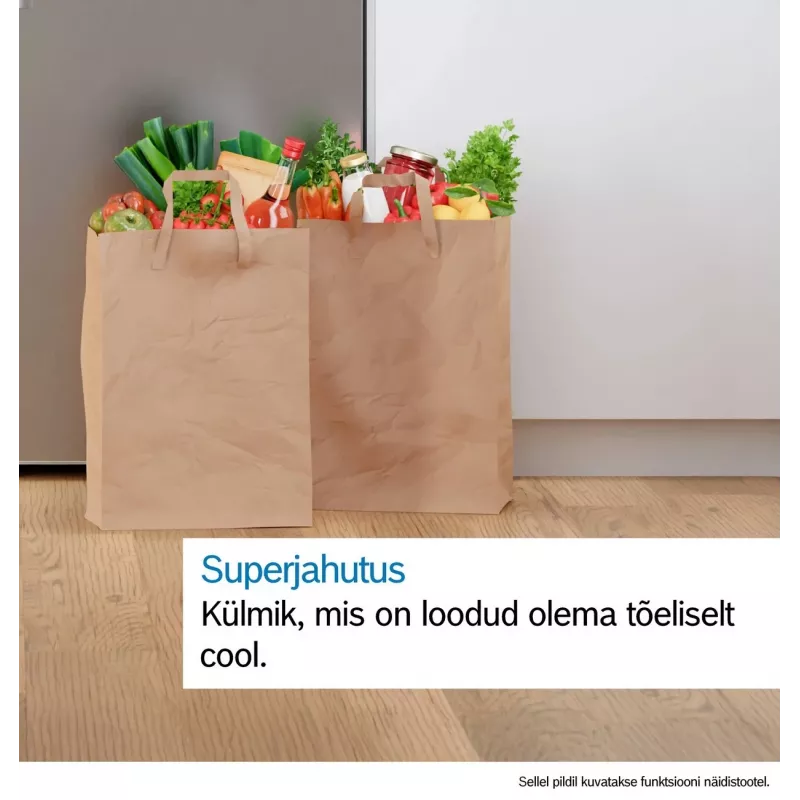 Bosch KIN96ADC0 Iebūvējamais ledusskapis-saldētājs, 381 L kopējā neto ietilpība, NoFrost, VitaFresh plus, energoefektivitātes klase C, balts