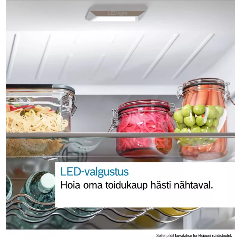 Bosch KIN96ADC0 Iebūvējamais ledusskapis-saldētājs, 381 L kopējā neto ietilpība, NoFrost, VitaFresh plus, energoefektivitātes klase C, balts