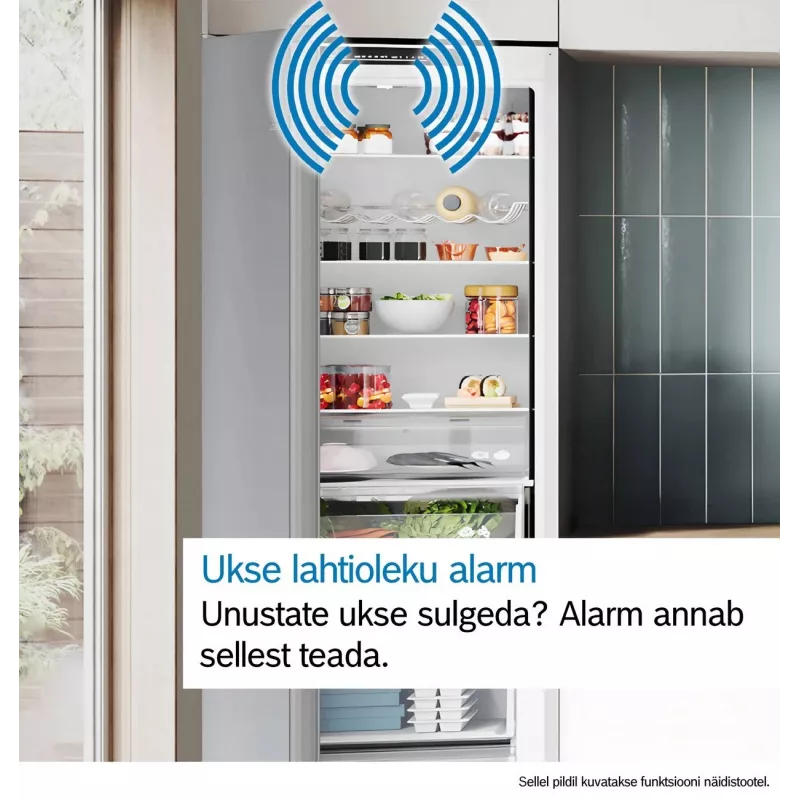 Bosch KIN96ADC0 Iebūvējamais ledusskapis-saldētājs, 381 L kopējā neto ietilpība, NoFrost, VitaFresh plus, energoefektivitātes klase C, balts