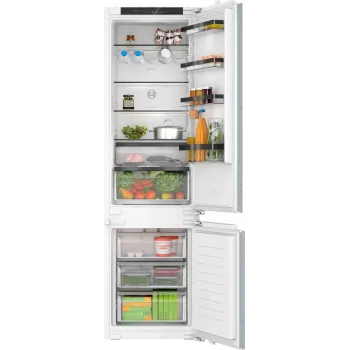 Bosch KIN96SFD0 pilnībā integrēts ledusskapis-sal dētava ar VitaFresh pro 0°C, NoFrost, 387L, energoefektivitātes klase D, 35 dB