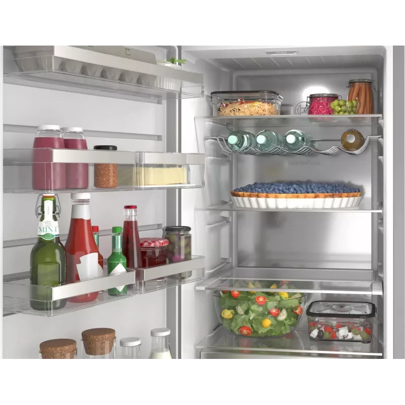 Bosch KSN36AICM Brīvi stāvošs ledusskapis ar saldētavu, 302L, NoFrost, Inox-look, Energoefektivitātes klase C
