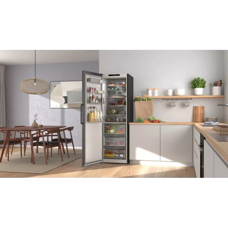 Bosch KSN36VCCG Brīvi stāvošs ledusskapis ar saldētavu, 308 L, No Frost, Inox-look