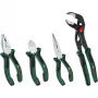 Bosch Powertools 4-daļīgs knaibles komplekts 1600A02W7K ar kombinētajām, diagonālajām, garš deguna un ūdens sūkņa knaiblēm, zaļš/melns
