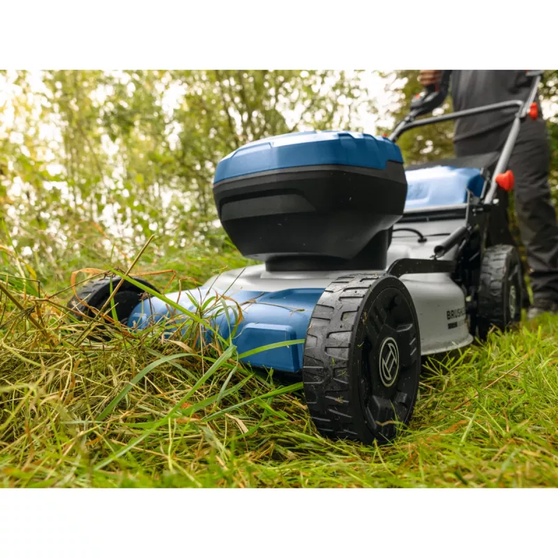 BOSCH POWERTOOLS Bezvadu zāles pļāvējs GRA 18V2-46SP Professional, 36V (2x18V), Zils, 2x 5,5 Ah litija-jonu akumulators, lādētājs