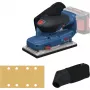 BOSCH POWERTOOLS Bezvadu orbitālā slīpmašīna GSS 18V-18 Professional Solo, 18V (Zila/Melna, bez akumulatora un lādētāja, L-BOXX)