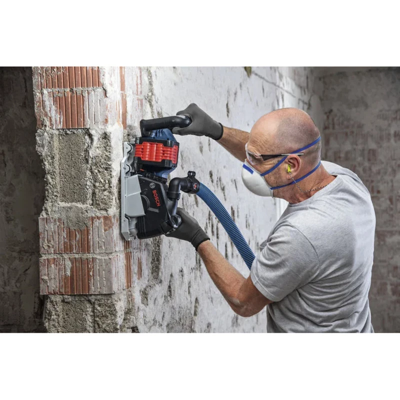 BOSCH PowerTools Bezvadu sienu frēze GNF 18V-40 Professional Solo, 18 volti (Zils/Melns, bez akumulatora un lādētāja, L-BOXX)