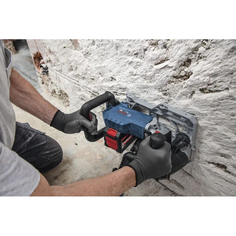 BOSCH PowerTools Bezvadu sienu frēze GNF 18V-40 Professional Solo, 18 volti (Zils/Melns, bez akumulatora un lādētāja, L-BOXX)