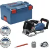 BOSCH PowerTools Bezvadu sienu frēze GNF 18V-40 Professional Solo, 18 volti (Zils/Melns, bez akumulatora un lādētāja, L-BOXX)