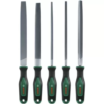 BOSCH POWERTOOLS Vīļu komplekts, 5 gab., 200 mm, zaļš/melns