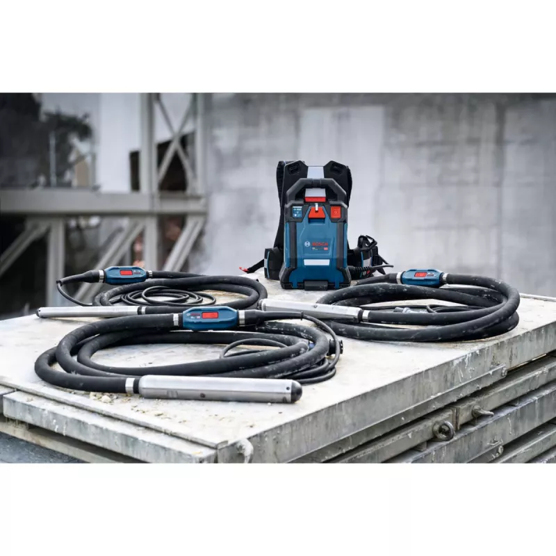 BOSCH POWERTOOLS GPU 18V-2 DI Bezvadu augstfrekvences betona vibratora sistēma (kastē)