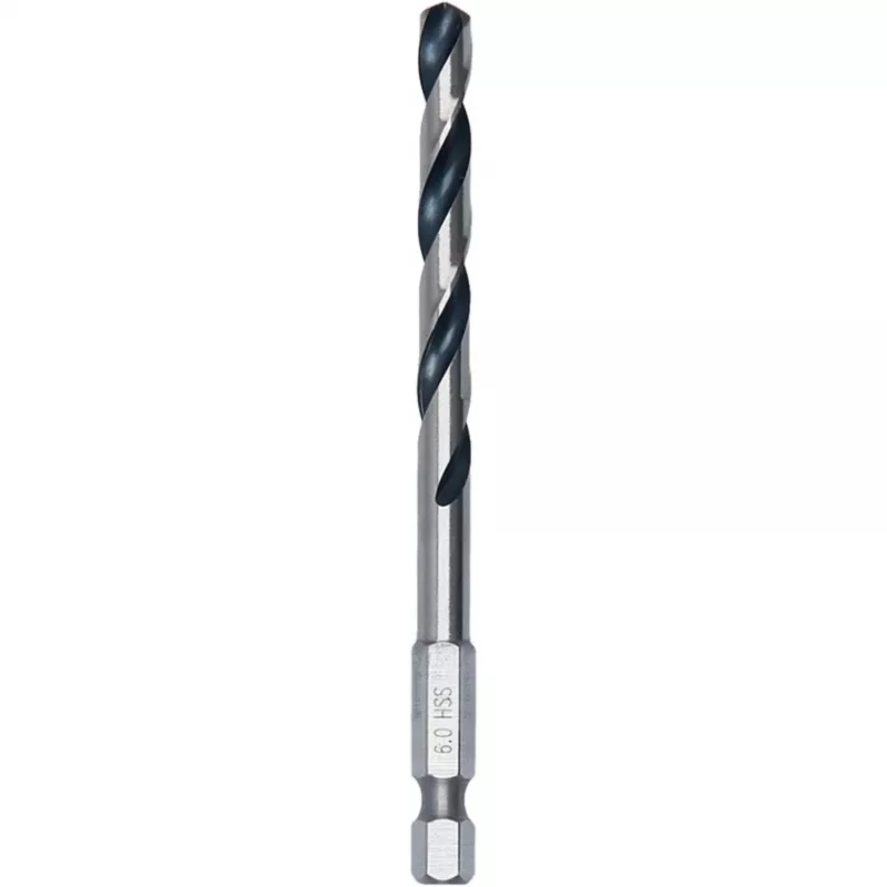 Bosch PowerTools HSS PointTeQ sešstūra urbis, 6 mm, 10 gab., darba garums 57 mm