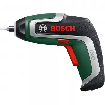 BOSCH Powertools IXO 7 Anniversary Set 3.6V bezvadu skrūvgriezis (Zaļš/Melns, Li-Ion 2.0Ah, uzgaļu komplekts, sēklu bumbas, kaste)