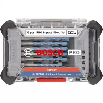 Bosch PRO Impact and Multi Set 35 gabalu skrūvgriežu uzgaļu komplekts 2608521U82