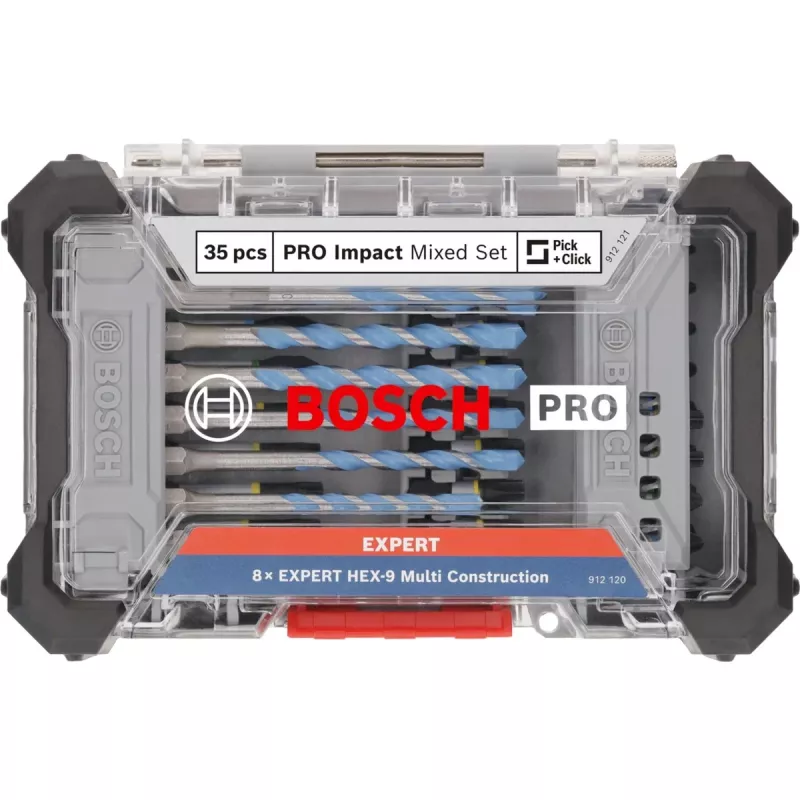 Bosch PRO Impact and Multi Set 35 gabalu skrūvgriežu uzgaļu komplekts 2608521U82