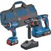 Bosch Professional 18V ProCORE startera komplekts 2x4.0Ah + GAL 18V-40 lādētājs 0615A50039