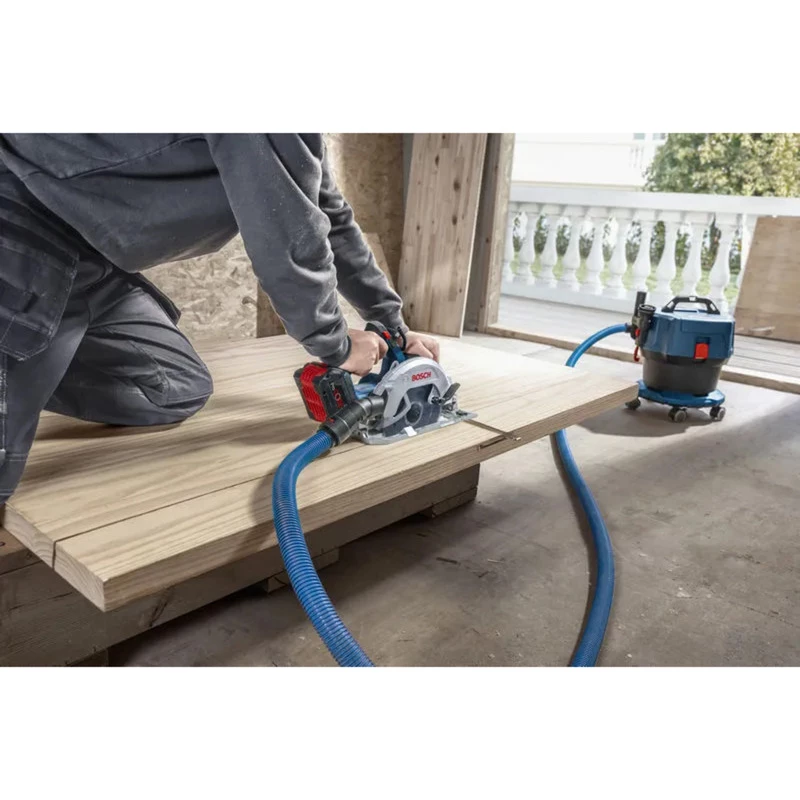 Bosch Professional GKS 18V-68-2 Bezvadu rokas ripzāģis, 18V, 190mm asmens, Solo (bez akumulatora un lādētāja), zils/melns, L-BOXX