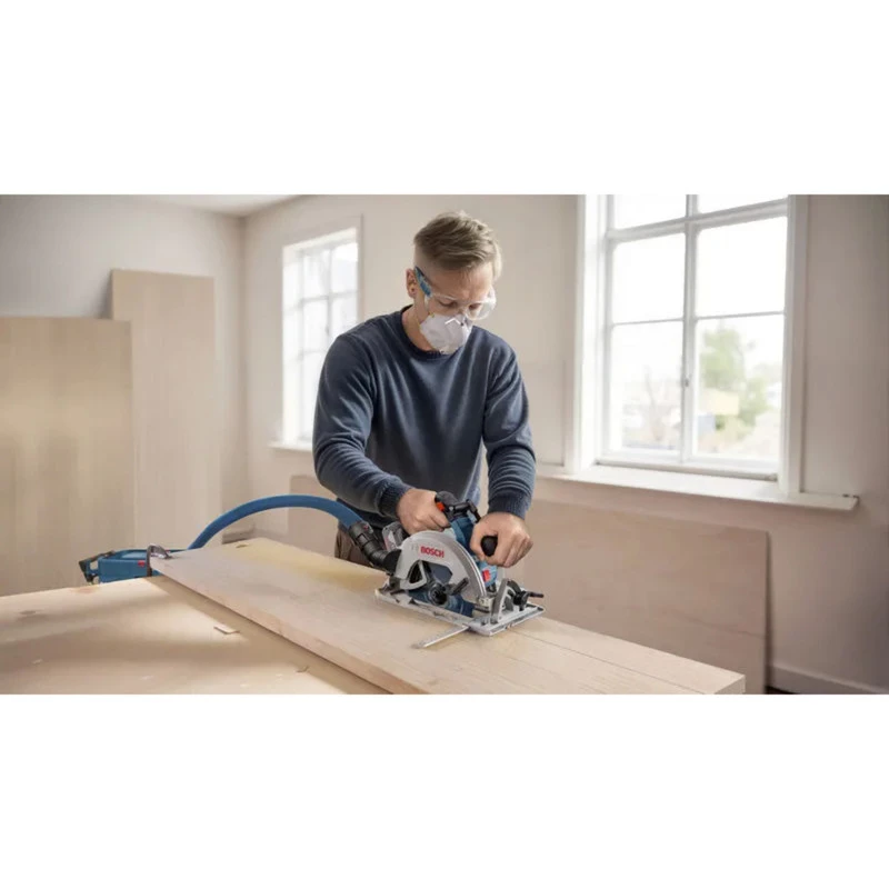Bosch Professional GKS 18V-68-2 Bezvadu rokas ripzāģis, 18V, 190mm asmens, Solo (bez akumulatora un lādētāja), zils/melns, L-BOXX
