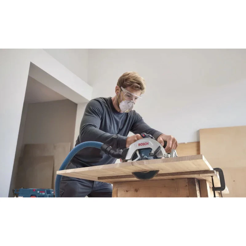 Bosch Professional GKS 18V-68-2 Bezvadu rokas ripzāģis, 18V, 190mm asmens, Solo (bez akumulatora un lādētāja), zils/melns, L-BOXX