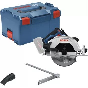 Bosch Professional GKS 18V-68-2 Bezvadu rokas ripzāģis, 18V, 190mm asmens, Solo (bez akumulatora un lādētāja), zils/melns, L-BOXX