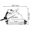 Bosch Professional GKT 55 GCE Plunge Saw with FSN 1400 Guide Rail, 1400 W, Blue, L-BOXX