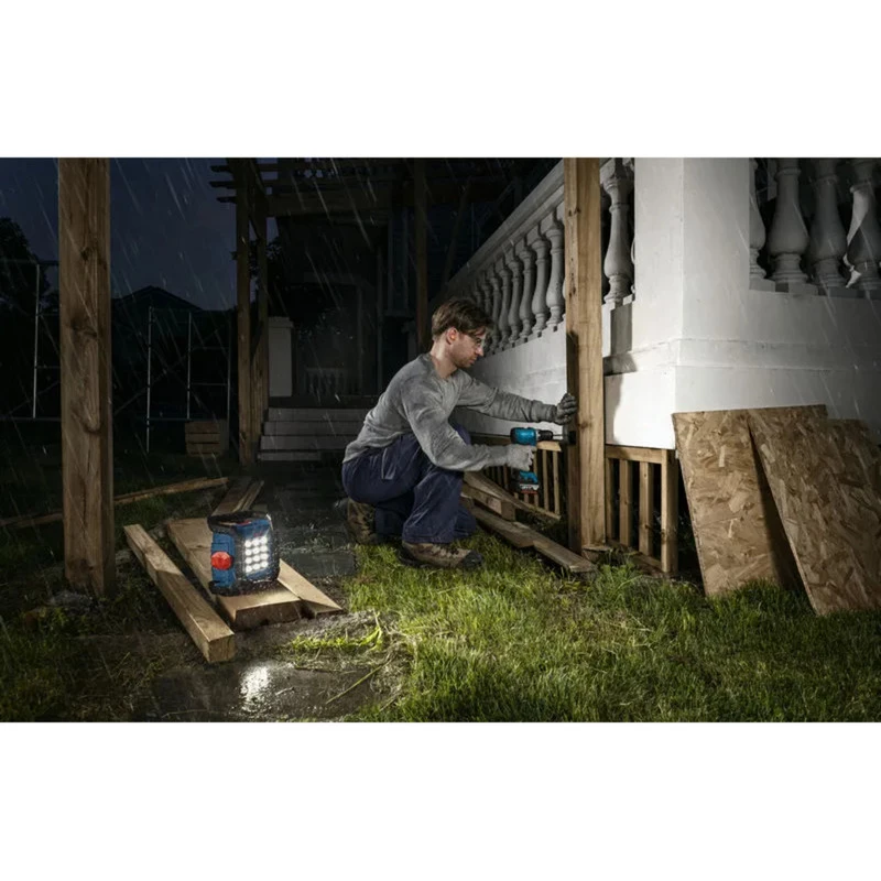 Bosch Professional GLI 18V-1500 Bezvadu darba gaisma (Zila/Melna, bez akumulatora)
