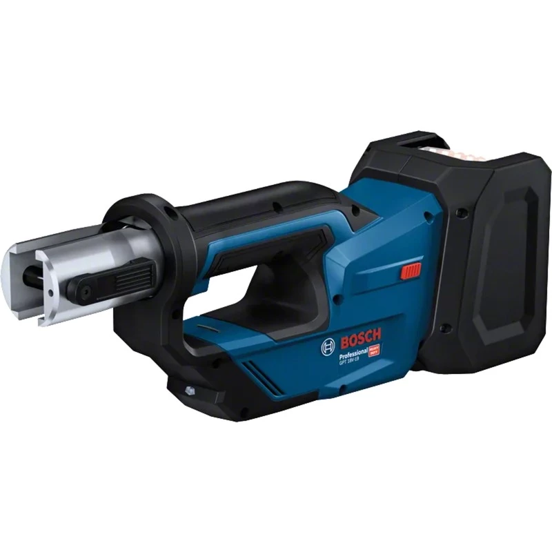 Bosch Professional GPT 18V-19 bezvadu presēšanas instruments 18V Solo komplekts SV (3 Compact SV spīles, L-BOXX, bez akumulatora/lādētāja)