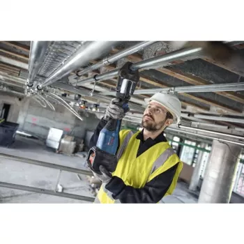 Bosch Professional GPT 18V-32 Bezvadu presēšanas instruments, Solo versija, Komplekts TH, 18V, Zils, bez akumulatora un lādētāja, 3 standarta TH presēšanas spīles, L-BOXX