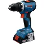 BOSCH Professional GSR 18V-65 Bezvadu urbjskrūvgriezis, bezsuku, 2x 5,0 Ah Li-Ion, L-BOXX, rokas instrumentu komplekts
