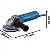 Bosch Professional GWS 12-125 06013A6106 leņķa slīpmašīna 125 mm 1200 W ar maināmu ātrumu