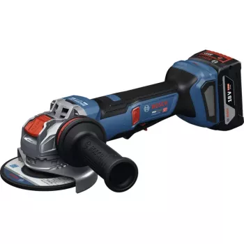 Bosch Professional GWX 18V-11PS Bezvadu Leņķa Slīpmašīna Solo, 18V, 125mm, X-LOCK, Zils/Melns, bez Akumulatora un Lādētāja