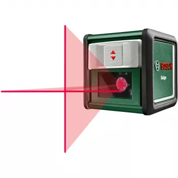 Bosch Quigo III krustenisko līniju lāzera līmeņrādis ar MM2 skavu (0 603 663 5Z0)