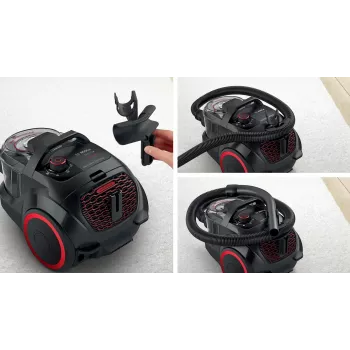Bosch Serie 4 ProPower BGS21POW2 Bezputekļu tvertnes putekļsūcējs 700W 2L Melns