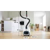 Bosch Serie 6 ProSilence Putekļsūcējs ar maisiņu BGB6SIL0L, Titanium Black, 600W, 4L putekļu maisiņš, HEPA filtrs, 66 dB(A)