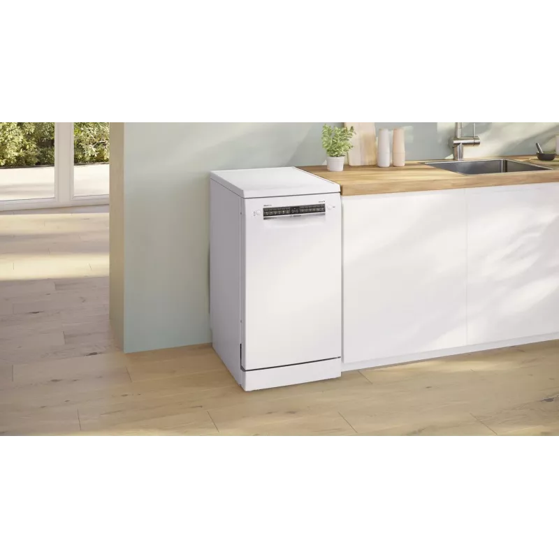 Bosch SPS4HMW13E Brīvi stāvoša trauku mazgājamā mašīna, 9 komplekti, energoklase C, 45 cm, balta