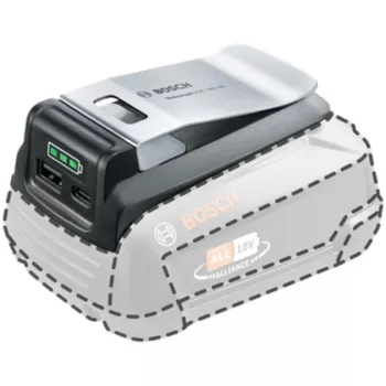 Bosch UniUSB 18V-15 lādētājs 18V POWER FOR ALL akumulatoriem ar USB-C portu (1600A02WS1)
