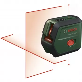 Bosch UniversalLevel 2 UNI komplekts krustenisko līniju lāzers ar statīvu un somu 0603663FZ1