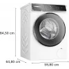 Bosch WGB266A0SN Priekšējās ielādes veļas mazgājamā mašīna, 10 kg, 1600 apgr./min, A energoklase, balta