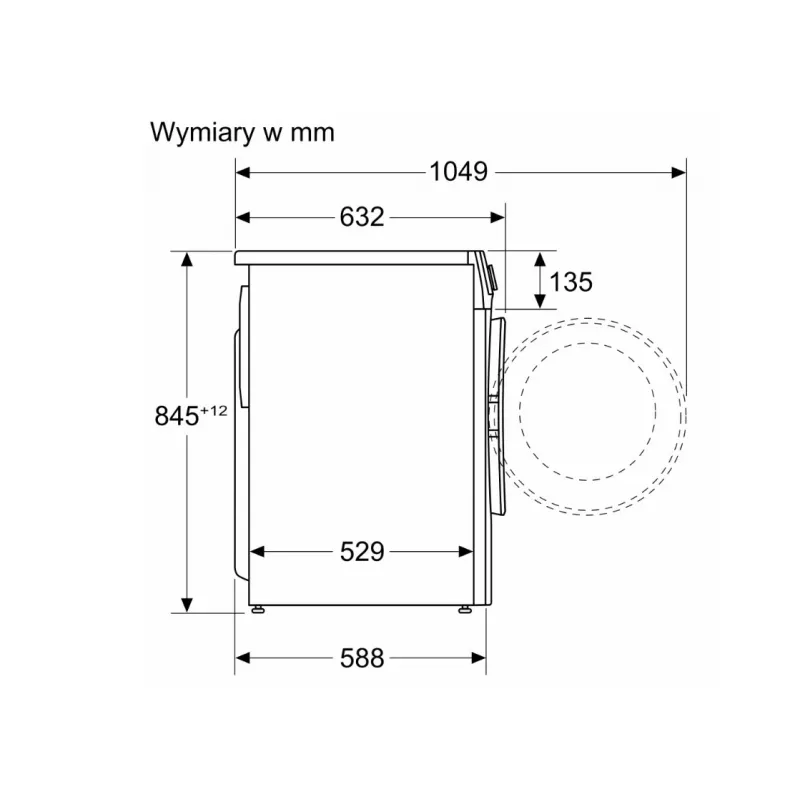 BOSCH WGG254ZGPL 9 kg priekšējās ielādes veļas mazgājamā mašīna ar i-DOS un Home Connect