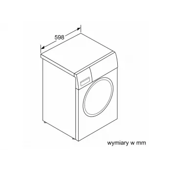 BOSCH WGG254ZGPL 9 kg priekšējās ielādes veļas mazgājamā mašīna ar i-DOS un Home Connect