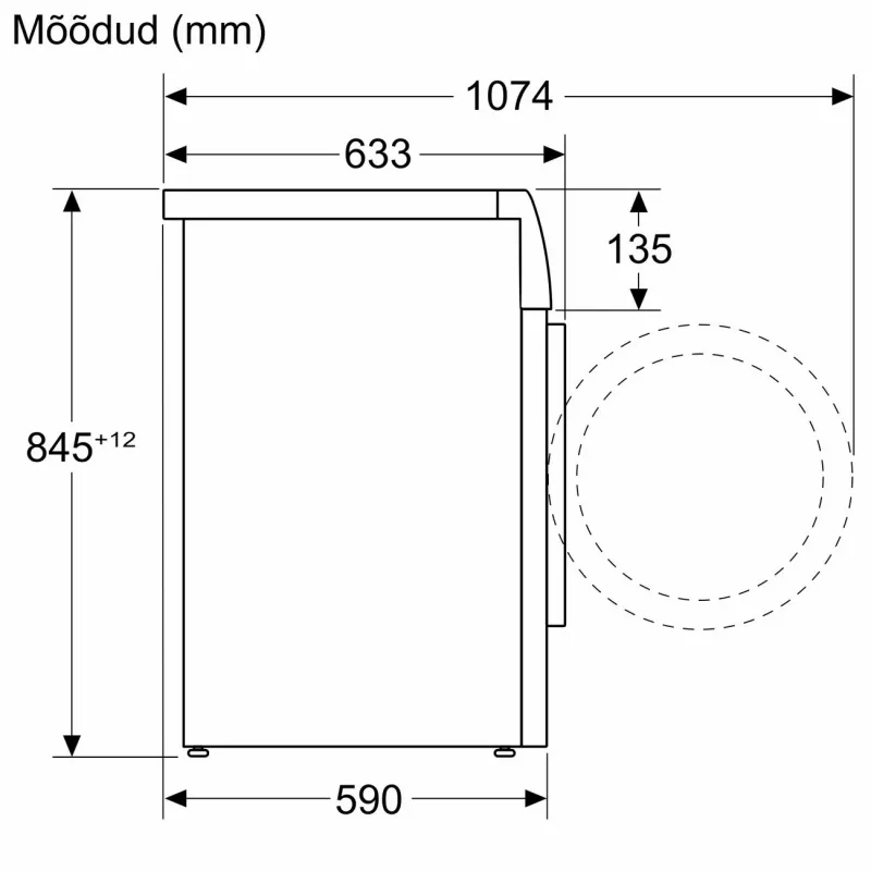 Bosch WGH256AESN Veļas mazgājamā mašīna, 10 kg, 1600 apgr./min, Balta