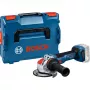 BOSCH X-LOCK Bezvadu Leņķa Slīpmašīna GWX 18V-11 S Professional Solo, 18V, 125mm, Zils/Melns, Tikai Instruments