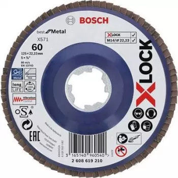 Bosch 2608619210 abrazīvais disks 125 mm, graudainība 60