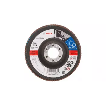 Bosch X571 Best for Metal slīpēšanas diski ar lapiņām, 115 mm x 22,23 mm, cirkonija alumīnija oksīds, graudainība 40, konisks, 80 m/s, 13 300 apgr./min, tēraudam un nerūsējošajam tēraudam 2608607336