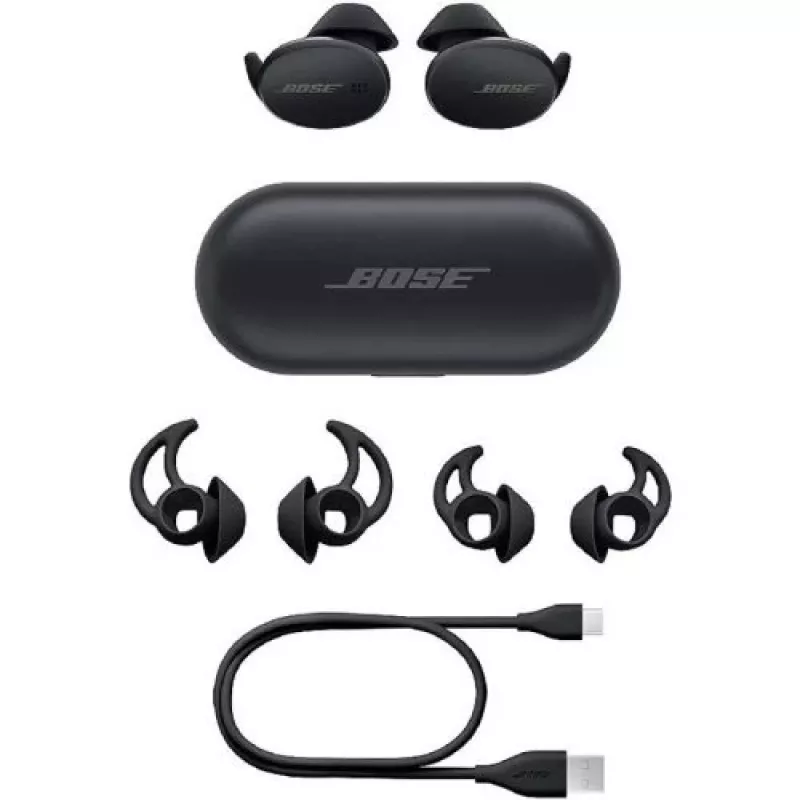 Bose Sport Earbuds True Wireless Bluetooth austiņas ar mikrofonu - melnas