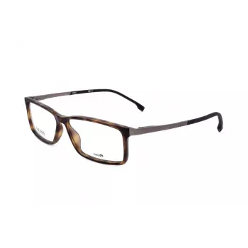 BOSS BOSS1250ITSN9 Vīriešu taisnstūra saulesbrilles ar UV400 aizsardzību