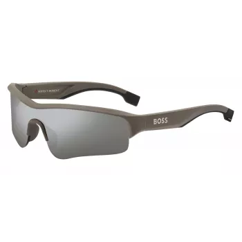 BOSS BOSS1607NS10A Vīriešu saulesbrilles, pārlieku liels vairogs, 99 mm lēcas, 100% UV400